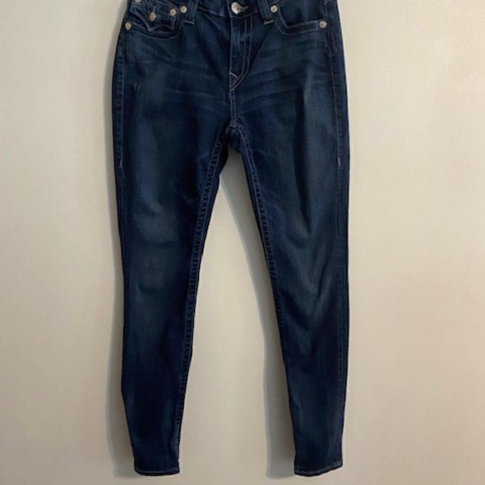 True Religion 5 pocket skinny jeans, size 30